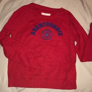 Red Abercrombie Sweatshirt